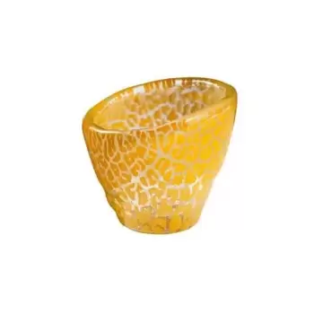 Rosseto GLS052M Rosseto Foglia Mustard Mini Round Deep Narrow Handm...