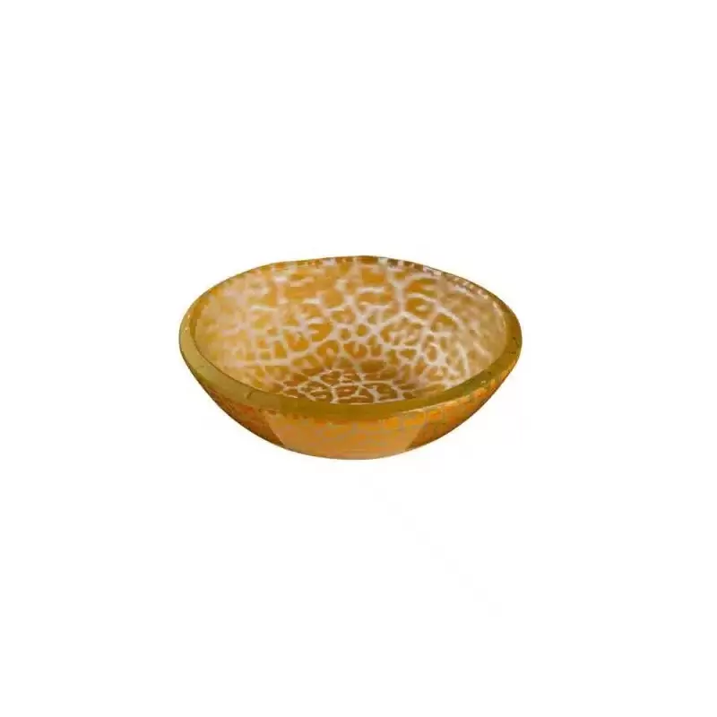 Rosseto GLS054M Rosseto Foglia Mustard Mini Round Shallow Handmade ...