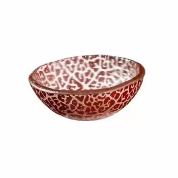 Rosseto GLS056C Rosseto Foglia Cognac Mini Round Deep Handmade Glas...