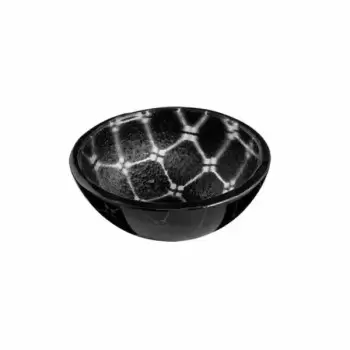 Rosseto GLS055B Rosseto Zenit Black Mini Round Deep Handmade Glass ...