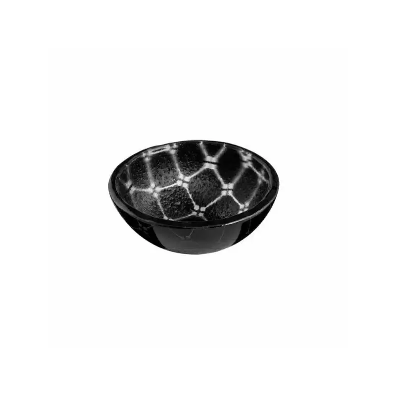 Rosseto GLS055B Rosseto Zenit Black Mini Round Deep Handmade Glass ...