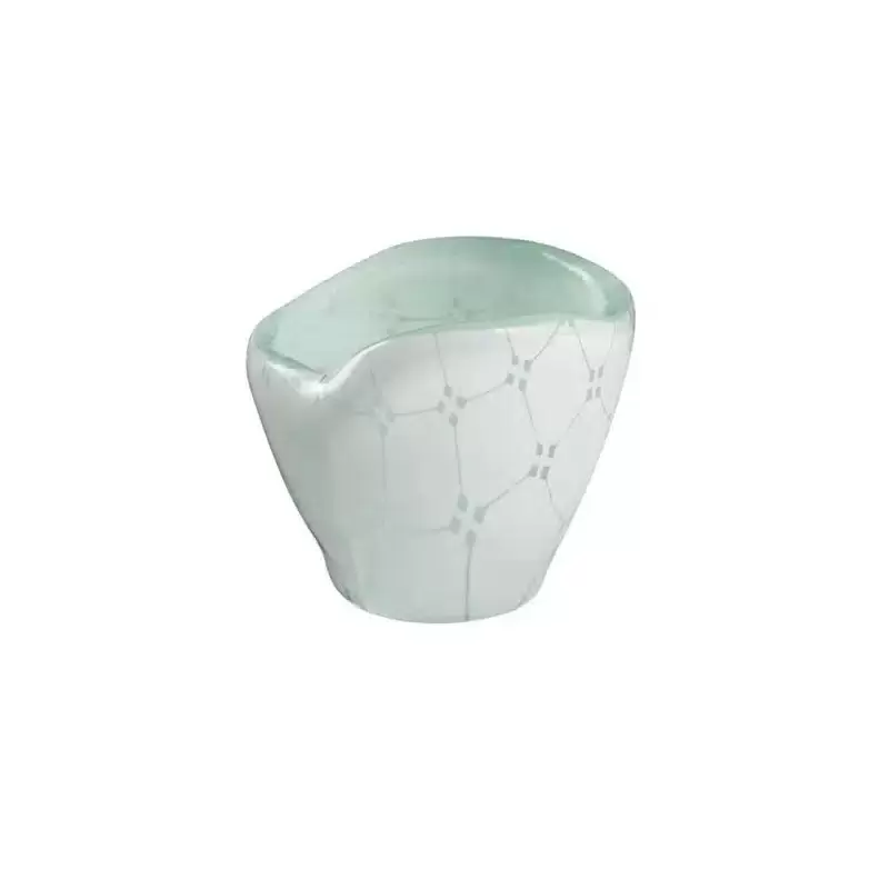 Rosseto GLS051W Rosseto Zenit White Mini Round Deep Narrow Handmade...