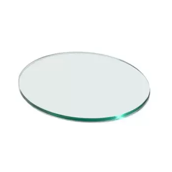 Rosseto GTC50 Rosseto 20" Round Clear Tempered Glass Surface - 1 Pi...