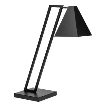 Rosseto HL012 Rosseto Single Black Matte Pyramid Heat Lamp with Met...