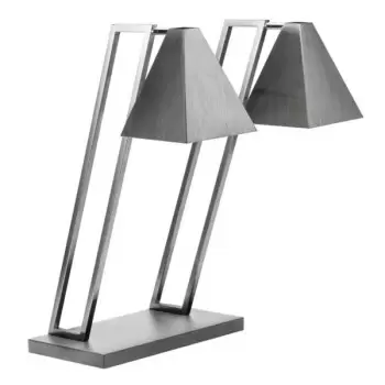 Rosseto HL014 Rosseto Double Stainless Steel Pyramid Heat Lamp with...