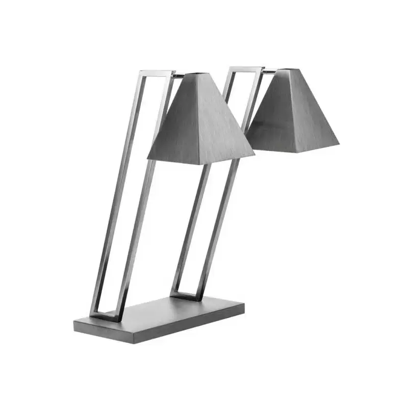 Rosseto HL014 Rosseto Double Stainless Steel Pyramid Heat Lamp with...