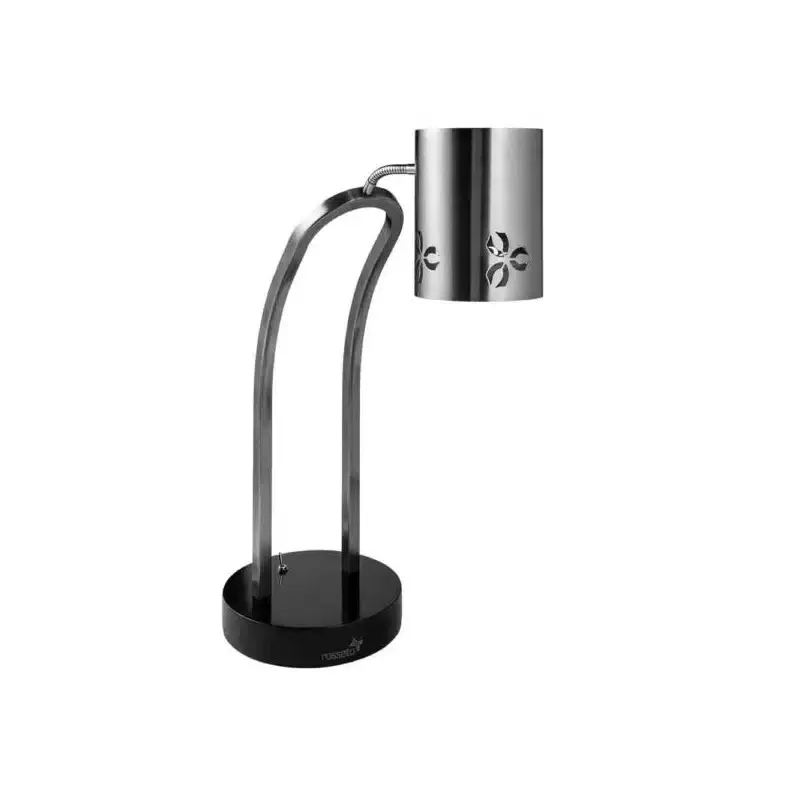 Rosseto HL017 Rosseto Iris Single Stainless Steel Heat Lamp with Bl...