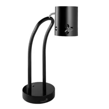 Rosseto HL018 Rosseto Iris Single Black Matte Heat Lamp - with Blac...