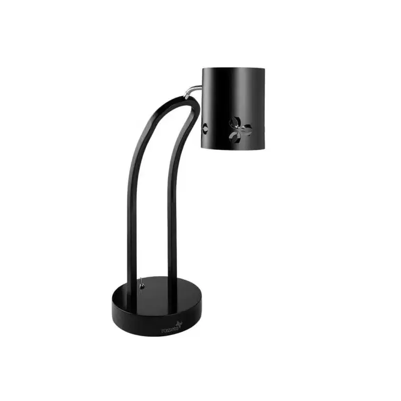 Rosseto HL018 Rosseto Iris Single Black Matte Heat Lamp - with Blac...