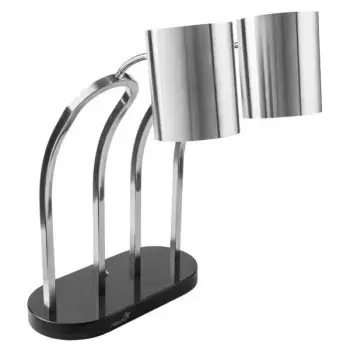 Rosseto HL024 Rosseto Double Stainless Steel Heat Lamp - Plain Shad...