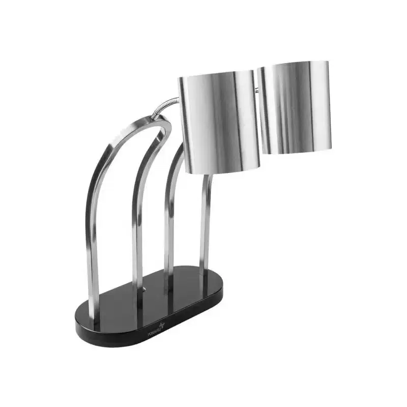 Rosseto HL024 Rosseto Double Stainless Steel Heat Lamp - Plain Shad...