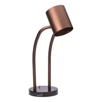 Rosseto HL025 Rosseto Single Bronze Heat Lamp Black Iron Base Plain...