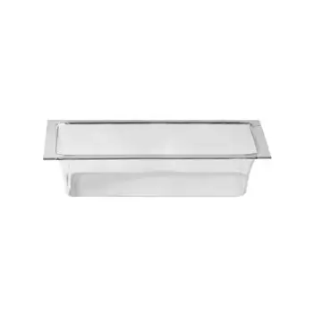 Rosseto ICBR19C Rosseto Rectangle Clear Acrylic Ice Bath for Multi-...
