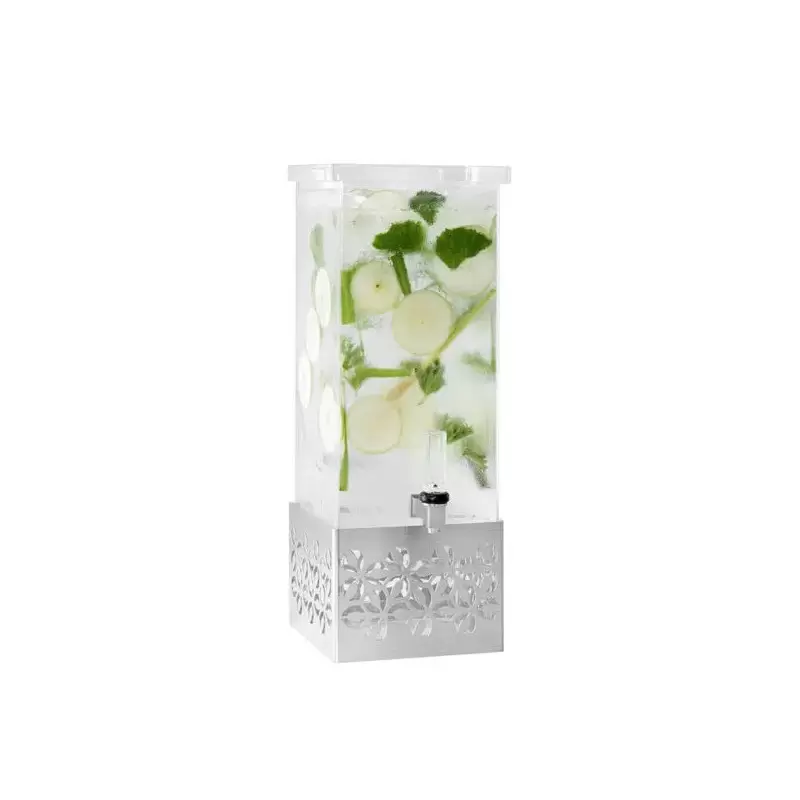 Rosseto LD163 Rosseto Iris Square 4 Gal. Beverage Dispenser with St...