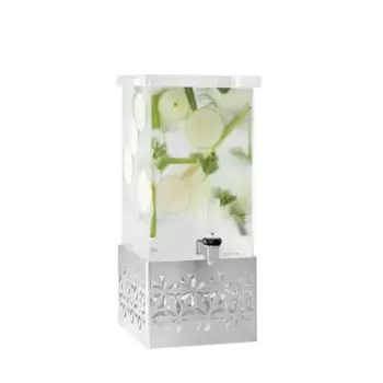 Rosseto LD160 Rosseto Iris Square 1 Gal. Beverage Dispenser with St...