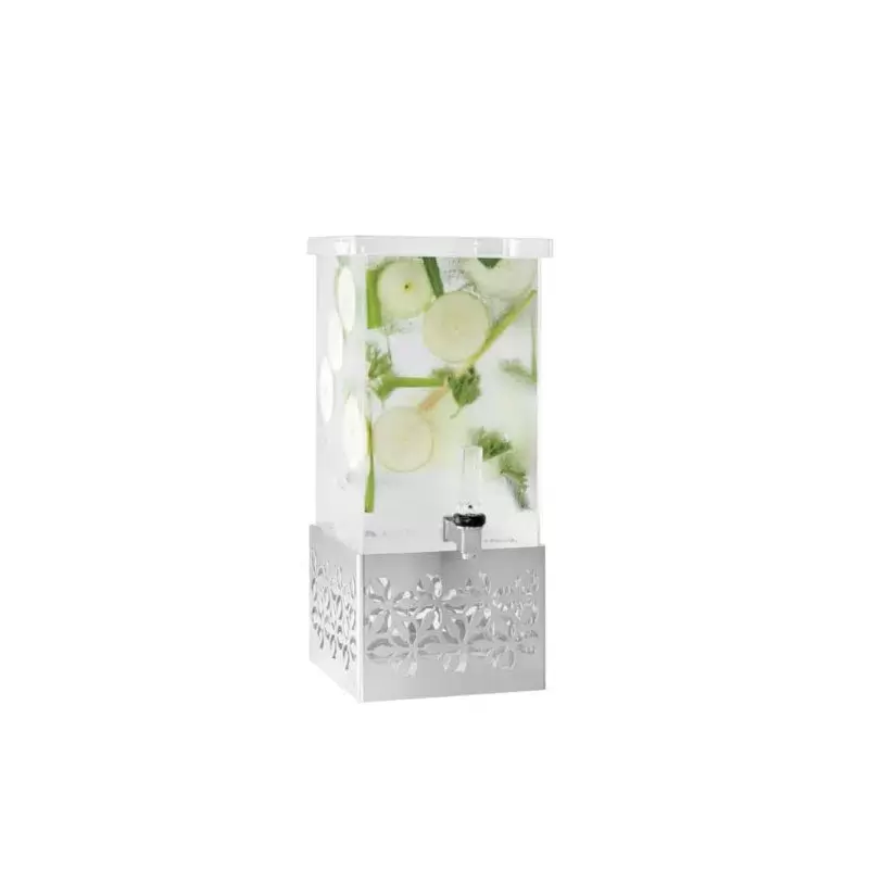 Rosseto LD160 Rosseto Iris Square 1 Gal. Beverage Dispenser with St...