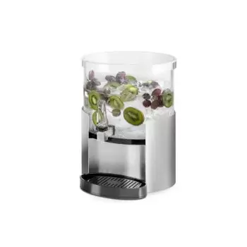 Rosseto LD177 Rosseto Elliptic 2 Gal. Beverage Dispenser with Stain...