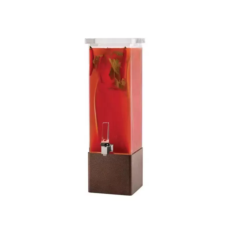 Rosseto LD173 Rosseto Square 2 Gal. Beverage Dispenser with Bronze ...