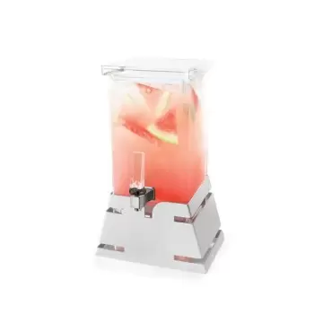 Rosseto LD141 Rosseto Square 1 Gal. Beverage Dispenser with Stainle...