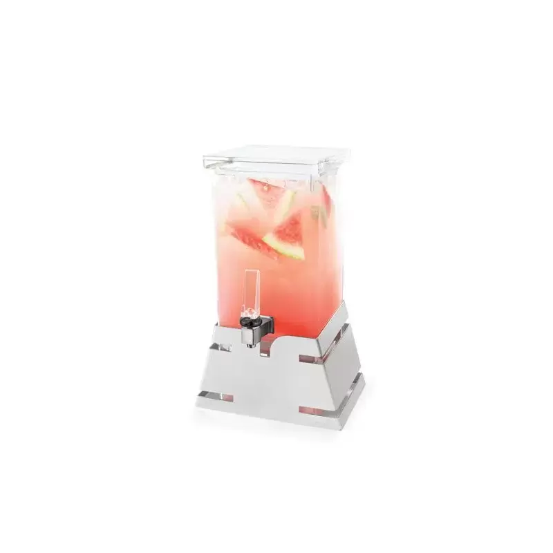 Rosseto LD141 Rosseto Square 1 Gal. Beverage Dispenser with Stainle...