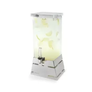 Rosseto LD139 Rosseto Square 4 Gal. Beverage Dispenser with Stainle...