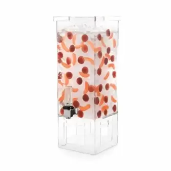 Rosseto LD128 Rosseto Square 4 Gal. Acrylic Beverage Dispenser - 1 ...
