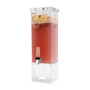 Rosseto LD111 Rosseto Square 2 Gal. Acrylic Beverage Dispenser - 1 ...