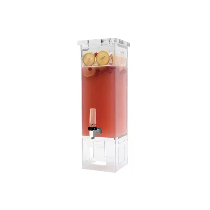 Rosseto LD111 Rosseto Square 2 Gal. Acrylic Beverage Dispenser - 1 ...