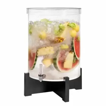 Rosseto LD189 Rosseto Pool 14 Gal. Beverage Dispenser with Black Ba...