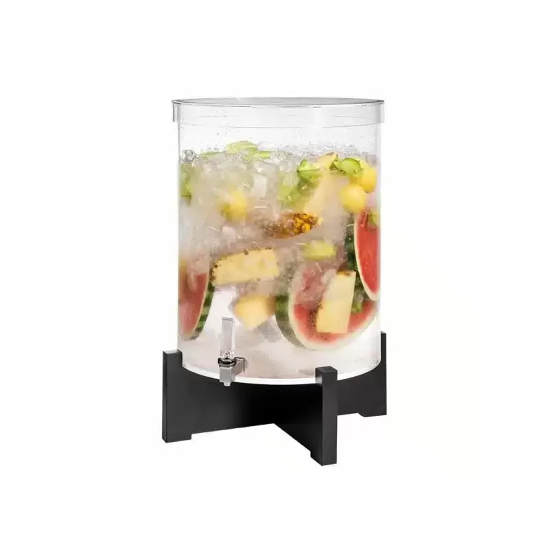 Rosseto LD189 Rosseto Pool 14 Gal. Beverage Dispenser with Black Ba...