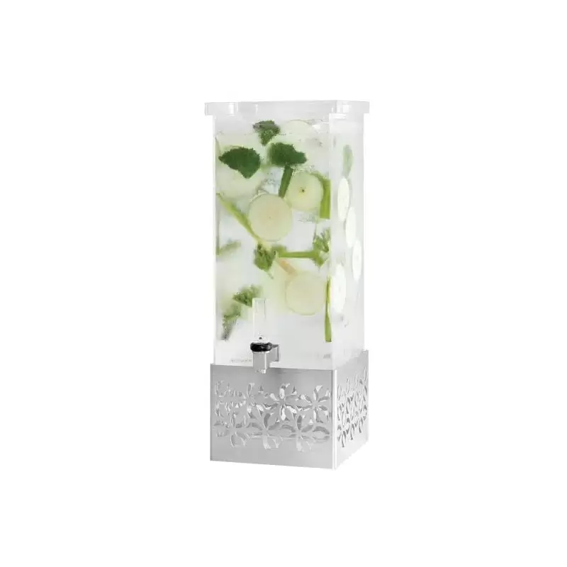 Rosseto LD198 Rosseto Iris Square 3 Gal. Beverage Dispenser with St...