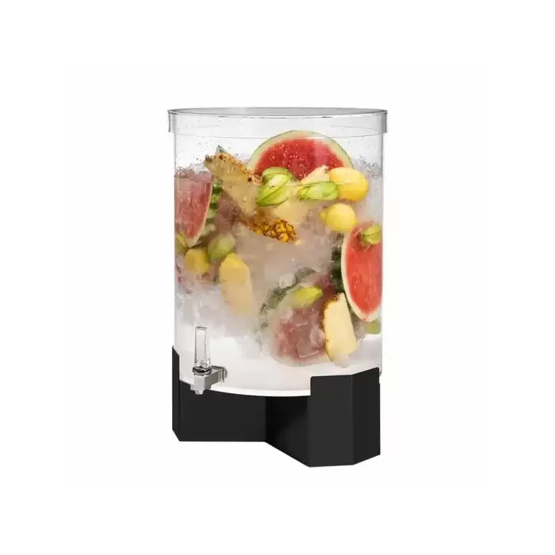 Rosseto LD199 Rosseto Pool 14 Gal. Beverage Dispenser with Black Ma...