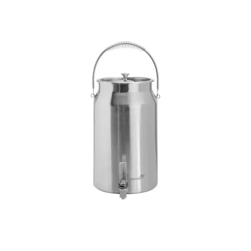 Rosseto LD207 Rosseto 3 Gal. Brushed Stainless Steel Milk Urn with ...