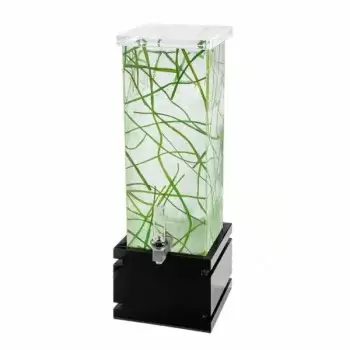 Rosseto LD209 Rosseto Sea Grass Square 2 Gal. Beverage Dispenser wi...