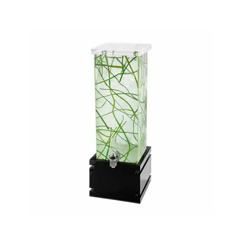 Rosseto LD209 Rosseto Sea Grass Square 2 Gal. Beverage Dispenser wi...