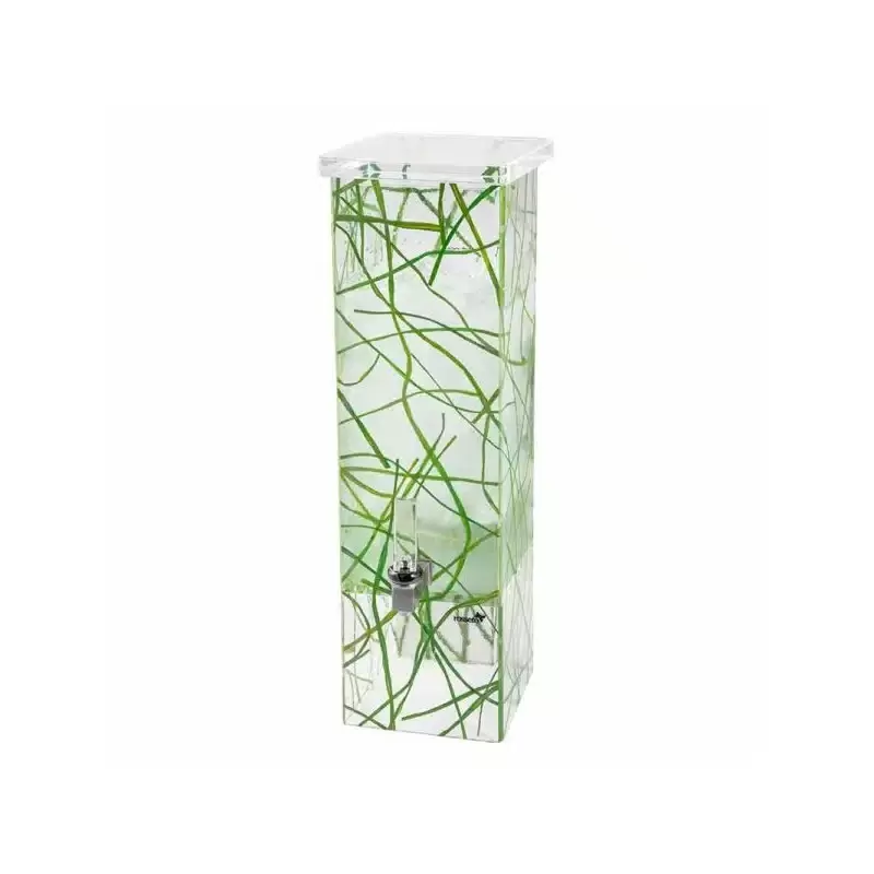 Rosseto LD208 Rosseto Sea Grass Square 2 Gal. Beverage Dispenser - ...