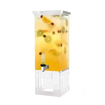 Rosseto LD194 Rosseto Square 3 Gal. Acrylic Beverage Dispenser - 1 ...