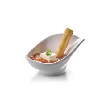 Rosseto MEL004 Rosseto White Melamine Leaf Mini Dish (Set of 24 pcs...