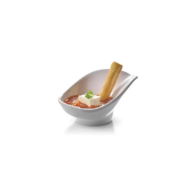 Rosseto MEL004 Rosseto White Melamine Leaf Mini Dish (Set of 24 pcs...