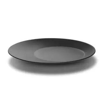 Rosseto MEL009 Rosseto Large Round Black and White Melamine Platter...