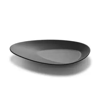 Rosseto MEL011 Rosseto Large Triangle Black and White Melamine Plat...