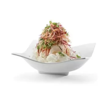 Rosseto MEL012 Rosseto Large Square White Melamine Bowl (Set of 3 p...