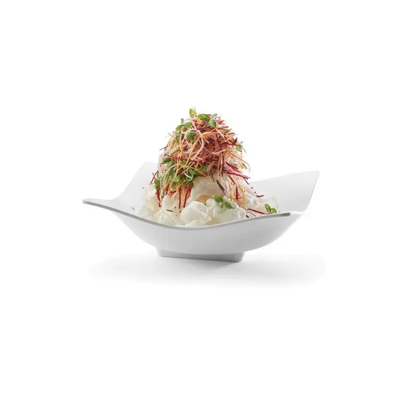 Rosseto MEL012 Rosseto Large Square White Melamine Bowl (Set of 3 p...