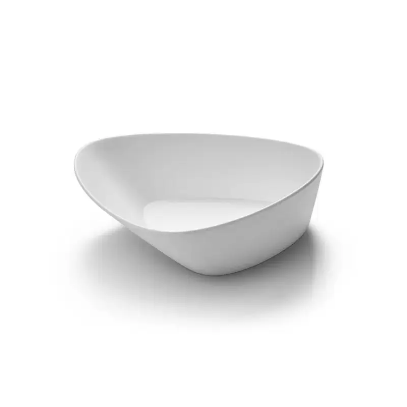 Rosseto MEL020 Rosseto Large Triangle White Melamine Bowl (Set of 3...