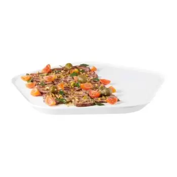 Rosseto MEL022 Rosseto Forme' Melamine Polygon White Tray (Set of 3...