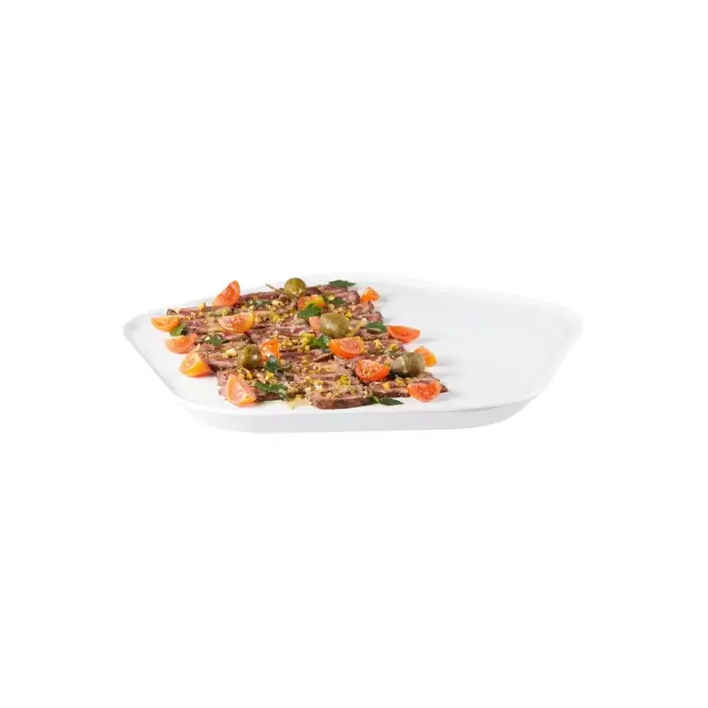 Rosseto MEL022 Rosseto Forme' Melamine Polygon White Tray (Set of 3...