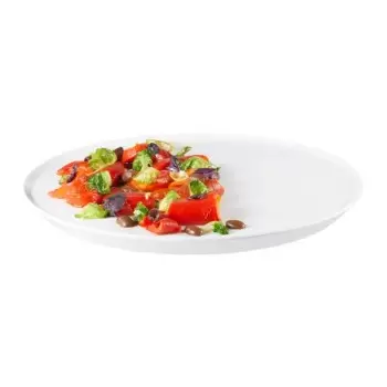 Rosseto MEL023 Rosseto Forme' Melamine Round White Tray (Set of 3 p...