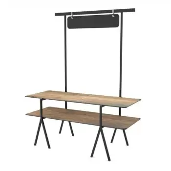 Rosseto MT-2001WB Rosseto Modulite 2 Level Kit - Walnut 2 Table Top...