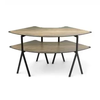 Rosseto MT-2005WB Rosseto Modulite 2 level Kit - Walnut 2 Qtr Round...