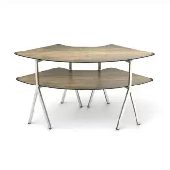 Rosseto MT-2005WS Rosseto Modulite 2 level Kit - Walnut 2 Qtr Round...
